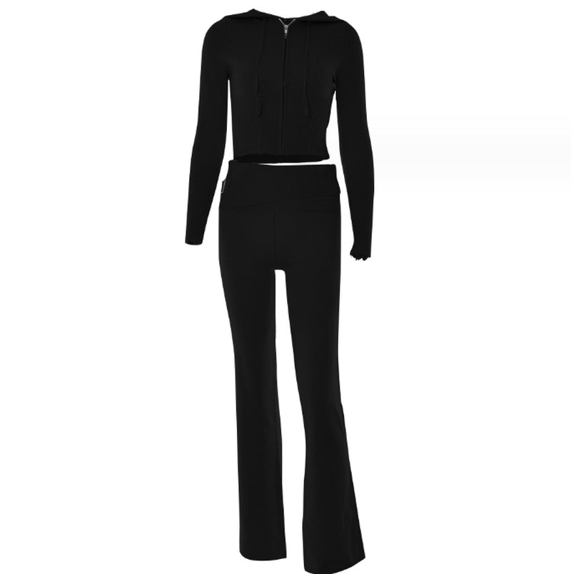 Hoodie Suit Women Sweet Pants Set