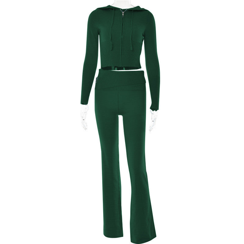 Hoodie Suit Women Sweet Pants Set