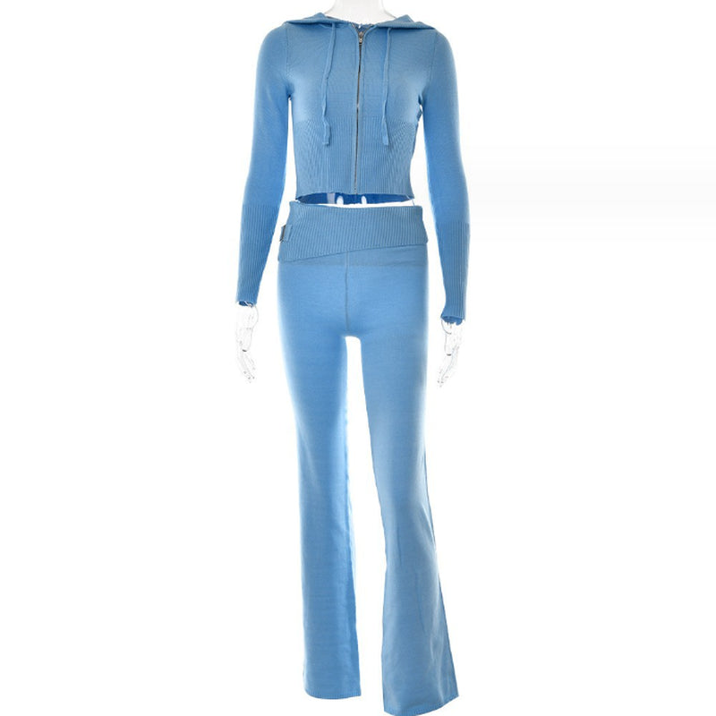 Hoodie Suit Women Sweet Pants Set